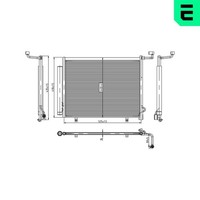 Kondensator Klimaanlage ERA 667507 FüR Ford Fiesta 7 HJ HF Ecosport Puma J2K CF7