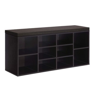 VASAGLE CUSTOS Collection - Shoe Bench, Storage Bench with Padded Seat, Entr...