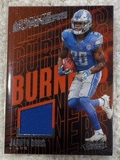 Panini Absolute 2023 Jahmyr Gibbs AB-13 Absolute Burners Rookie Mem Lions