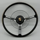 1960-1961 Porsche 356 B (T5) Steering Wheel w/ Deluxe Horn Ring Button LENKRAD