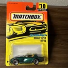 1996 MATCHBOX DIE CAST GREEN  SUPERFAST DODGE VIPER RT/10