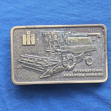 International Harvester Axial Flow Combine Machinery Promo Lewis Belt Buckle