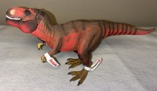 Schleich Germany Dinosaur Tyrannosaurus Red T Rex 72068 Action Figure Toy 11"