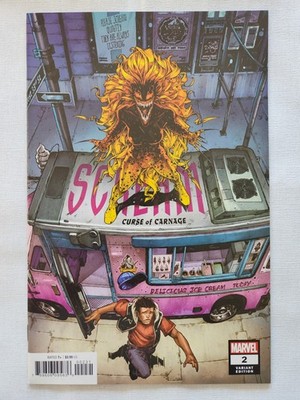 Scream Curse of Carnage #2 1:100 Marvel Variant Edition Symbiote Cover