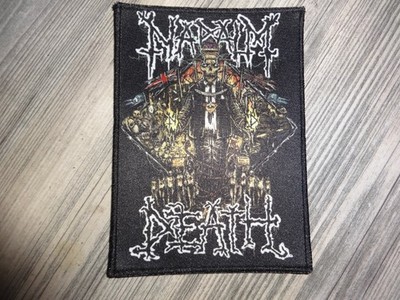 Napalm Death XL Patch Death Metal Grindcore Nasum Hypocrisy Fluids #