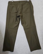 Lululemon Men  s ABC Dress Pant 38X29 Dark Olive Green Warpstreme