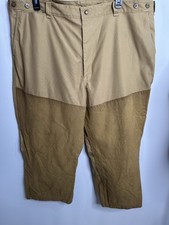 Vintage CC Filson Style 775 Rugged Tin Cloth Brush Pants Mens 46X 25 Made in USA