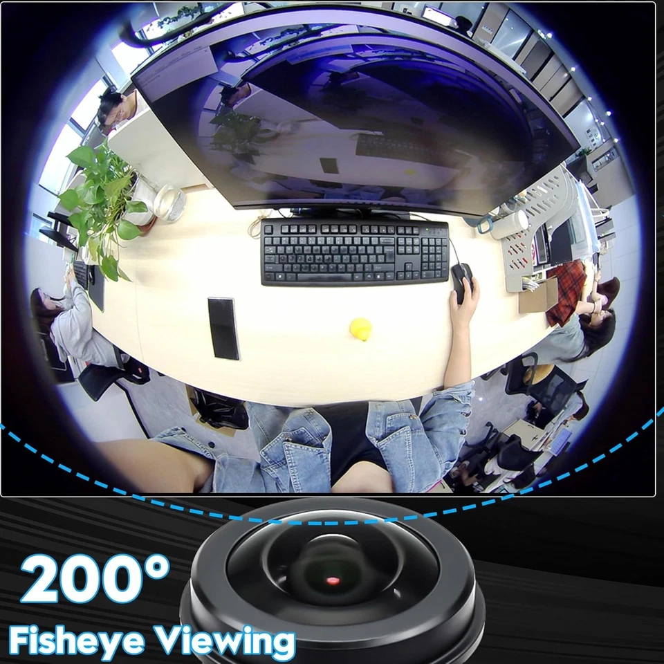 4K 60fps USB/HDMI Fischaugen-Kamera 200° Ultraweitwinkel Pi/PC - Bild 4 von 4