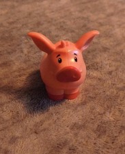 Little People Pig Piglet Farm Figure Toy Fisher Price Pink Replacement