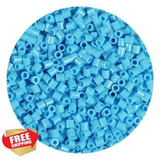 1000Pcs 5mm Fuse Beads Blue Bulk Refill Kit Pixel Art Melting Craft Decor