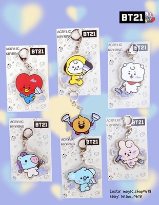 BT21 K-Pop BTS Acrylic Keychain - bt21 Characters