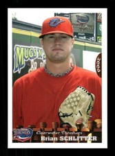 2008 Grandstand Clearwater Threshers 40 Brian Schlitter BXCP32