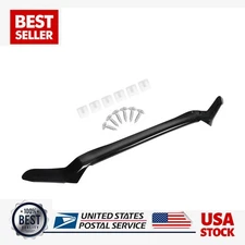 Stone & Bug Deflector Guards Hood Shield Gloss Black For Toyota Tacoma Front