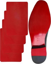 Shoe Sole Protector Red Bottom Non Slip Guard Scratch Prevention 2Pairs 8x4in XL