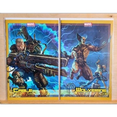 WOLVERINE #13 & CABLE #11 KAEL NGU CONNECTING EXCLUSIVE TRADE VARIANT SET