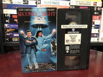 Second Sight (VHS, 1989 Original Release) John Larroquette Bronson Pinchot