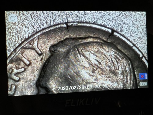 1978 No Mint Mark Dime Defective Planchet Error - Picture 7 of 9