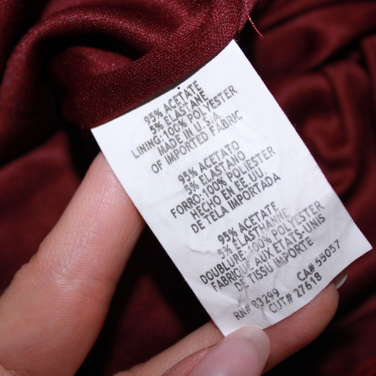 Burgundy Sparkling Halter Bodycon Mini Dress View 5