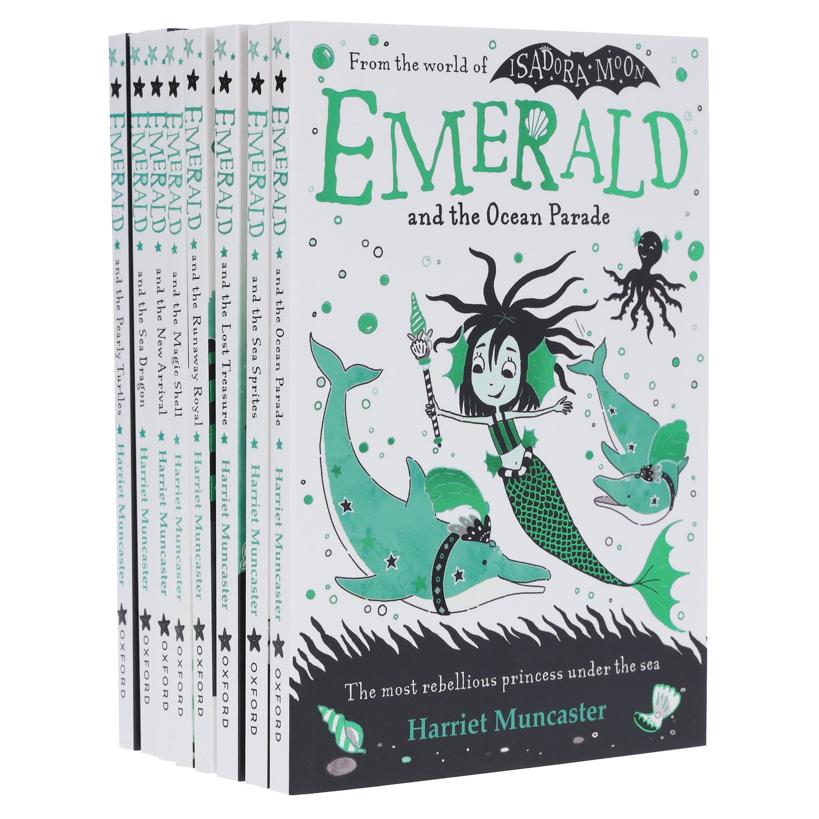 Emerald Series (World of Isadora Moon) By Harriet Muncaster: 8 Books -Ages5-7-PB