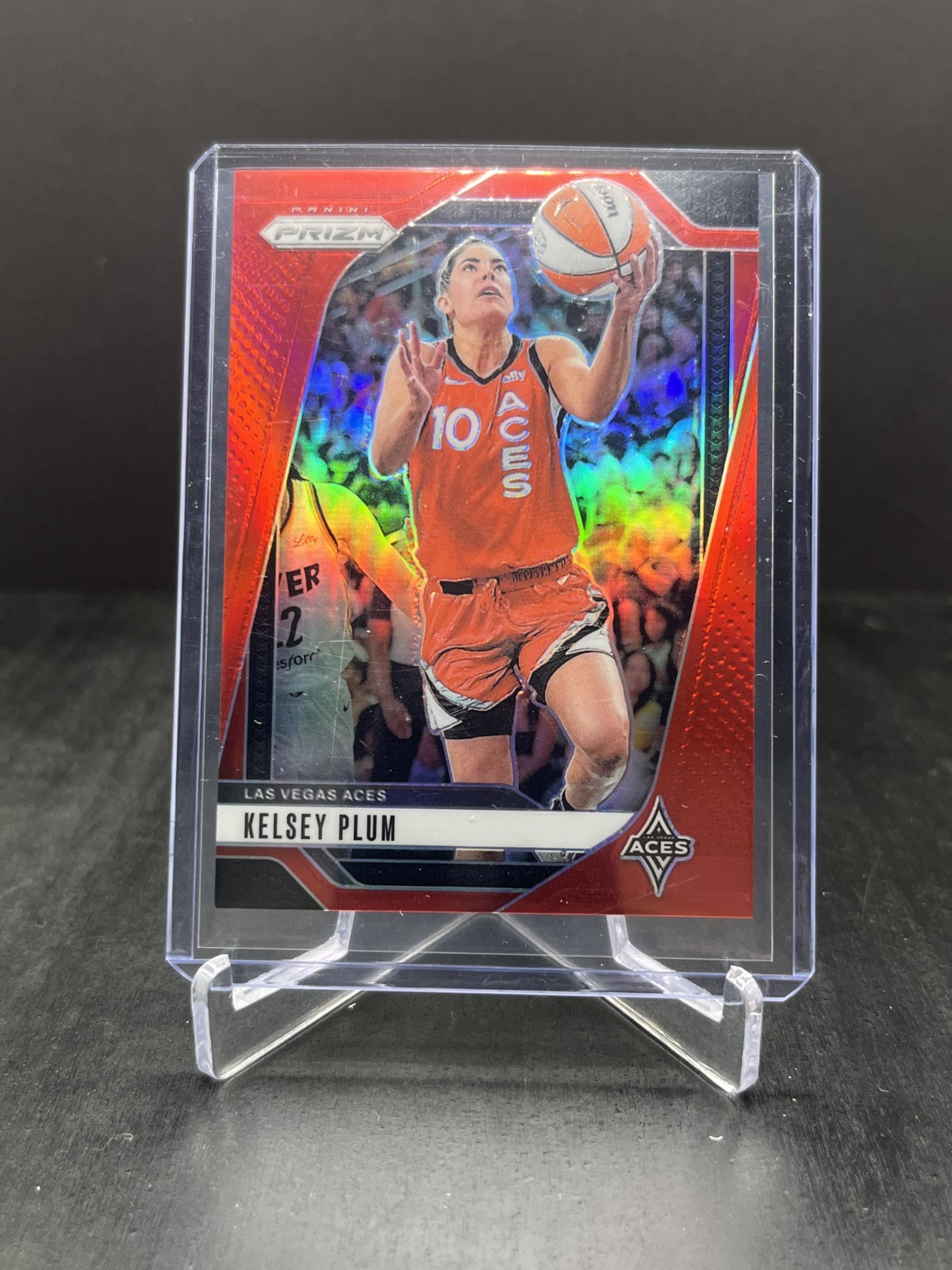 2024 Panini Prizm WNBA Basketball Kelsey Plum Red 136/299 #77