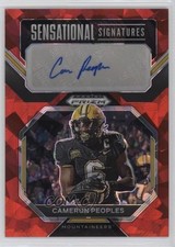 2023 Prizm Draft Picks Sensational Signatures Red Ice Camerun Peoples Auto 17ok