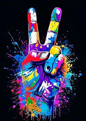 5D Diamond Painting Set Abstrakte Kunst 30x40cm Wanddeko