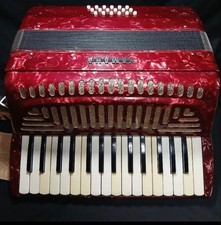 YAMAHA YA-21 Accordion Piano Type 32 Keys Instrument Used Japan OS0358