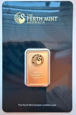 Perth Mint 10g Gold Bullion Bar 999.9 Pure