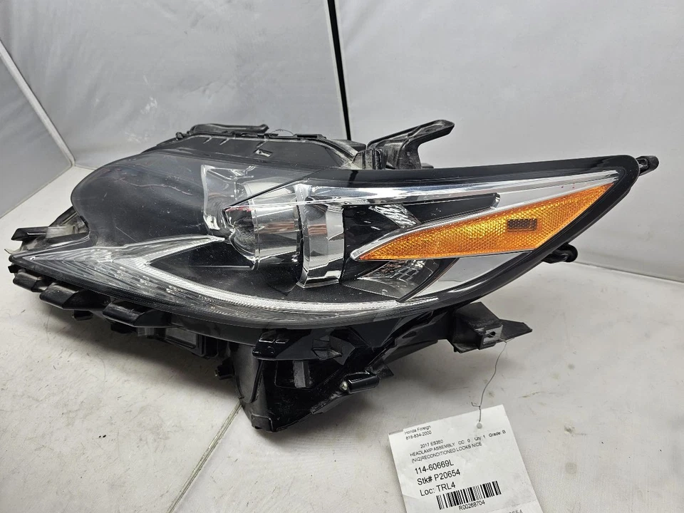 2016-2018 LEXUS ES350/ES300H HALOGEN HIGH BEAM LEFT / DRIVER HEADLIGHT - Image 3 of 4