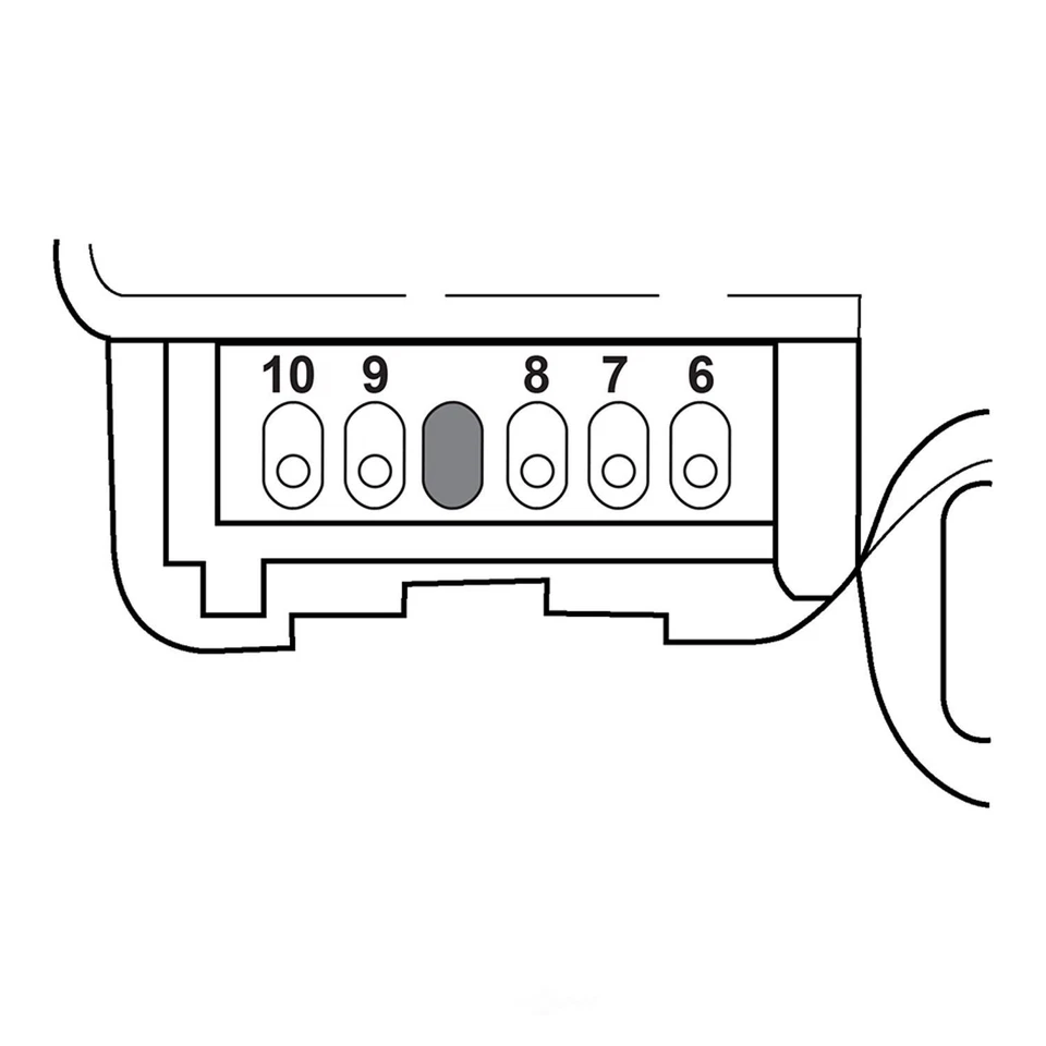 Actuador de puerta de mezcla de calentador de climatización para Pontiac G5 Bonneville 2000-2009 SANTECH IN Foto 2 de 2