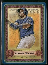 Jesus Aguilar 2019 Topps Gypsy Queen Tarot of the Diamond Indigo #/250 Brewers