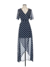 Show Me Your Mumu Women Blue Casual Dress XS