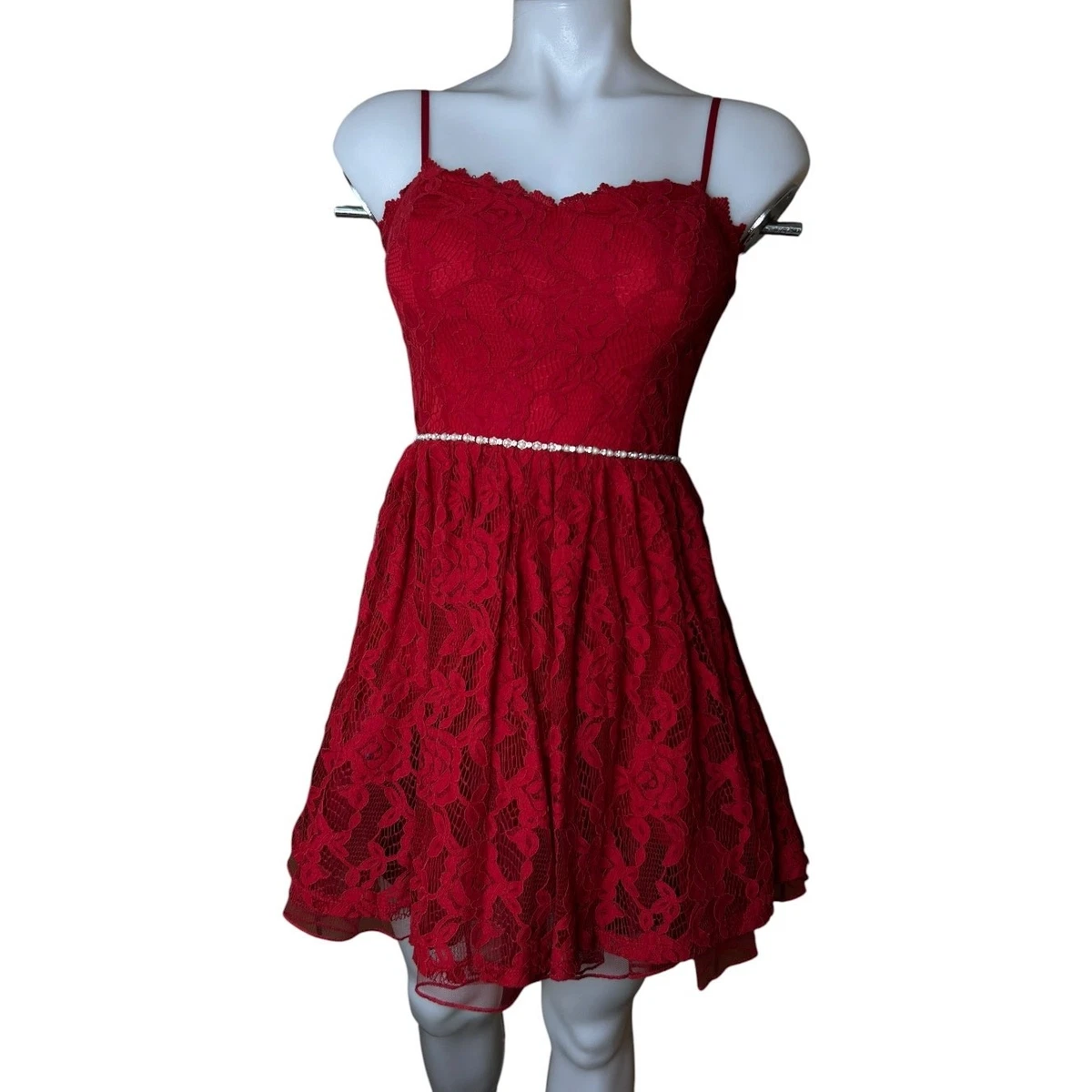 red formal dresses for juniors Women for sale Colour|Wild Strawberry On Jewel Green