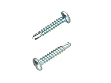#6 Zinc Plated Case Hardened Steel Phillips Pan Head Self Drilling Dura-Screws