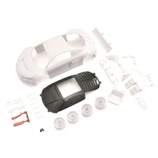 NEW Kyosho Unpainted Audi R8LMS Night-R White Body Set with Wheel : MINI-Z