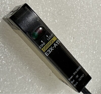 OMRON USA E3X-A11 PHOTOELECTRIC PHOTO-ELECTRIC SENSOR 10-30VDC M12 QUICK CONNECT