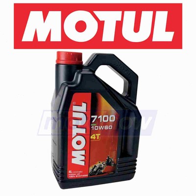 Motul 104101 7100 4T Synthetic Ester Motor Oil - 10W60  (4 Liters)