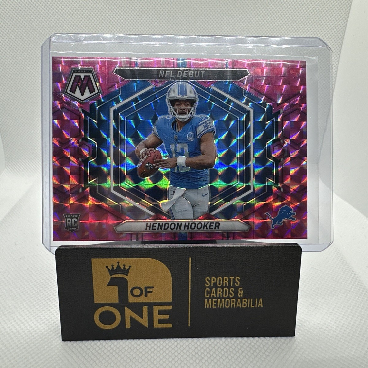 2023 Mosaic - Pink Camo - NFL Debut - Hendon Hooker RC - Lions | eBay