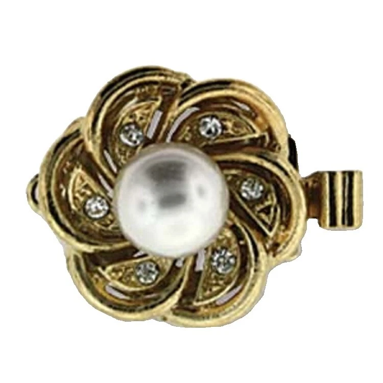 Blanco perla Broches y Ganchos Para Hacer Joyas