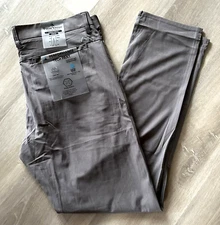 Tailor Vintage NWT Men"s 38x32 Performance Tech Pants Gray Slash Pkts NWT $108