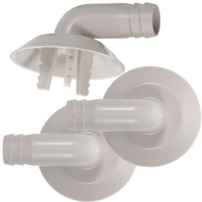  3 Pcs Window Air Conditioning Unit Fitting Conditioner Drain Kit Elbow