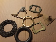 8 CURIOSI VECCHI OGGETTI IN OTTONE LEGNO E PLASTICA COSÌ COME IN FOTO