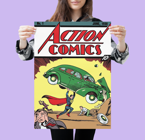 Comicbuch Cover Poster Vintage ikonische Umschläge Retro klassische Wandkunst Dekor - Bild 2 von 22
