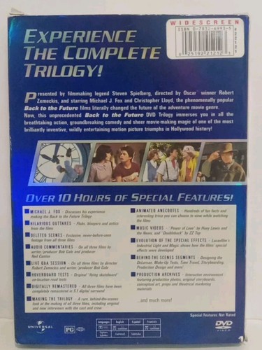 BACK TO THE FUTURE The Complete Trilogy 3 DISC SET DVD - Picture 2 of 8