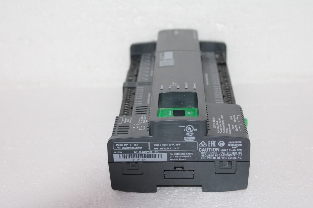 Schneider SXWMPC36A10001 Controller, SpaceLogic IP, MP-C, BACnet