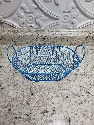 Blue Empty Easter Basket Build Your Own Easter Basket