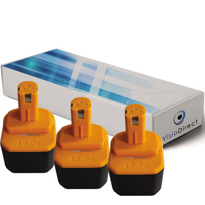 Lot De 3 Batteries Compatibles 12V 3000mAh Pour Outils BOSCH - Référence 2607335151, Livraison France