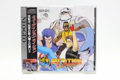 NEOGEO CD Mutation Nation JP Japan SNK Clean&work Fully With NEOGEO CD Mutation Nation JP Japan SNK Clean&work Fully With