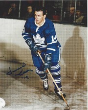 TORONTO MAPLE LEAFS DAVE KEON SIGNED AUTHENTIC 8X10 PHOTO 5 w/COA NHL HOF 