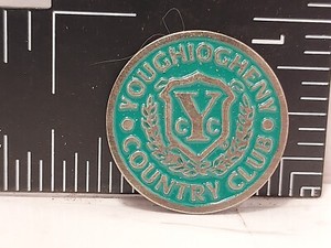 Youghiogheny Country Club Golf Ball Marker Metal Course Magnetic